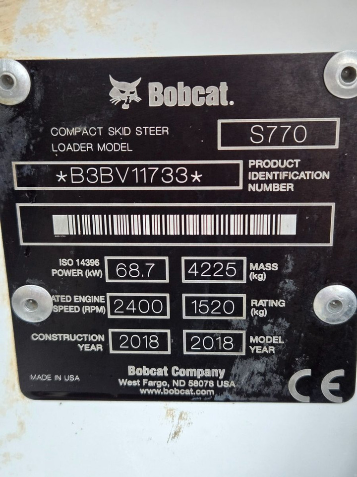 Bobcat S 770 - Chargeuse sur pneus: photos 3 Bobcat S 770 - Chargeuse sur pneus: photos 3