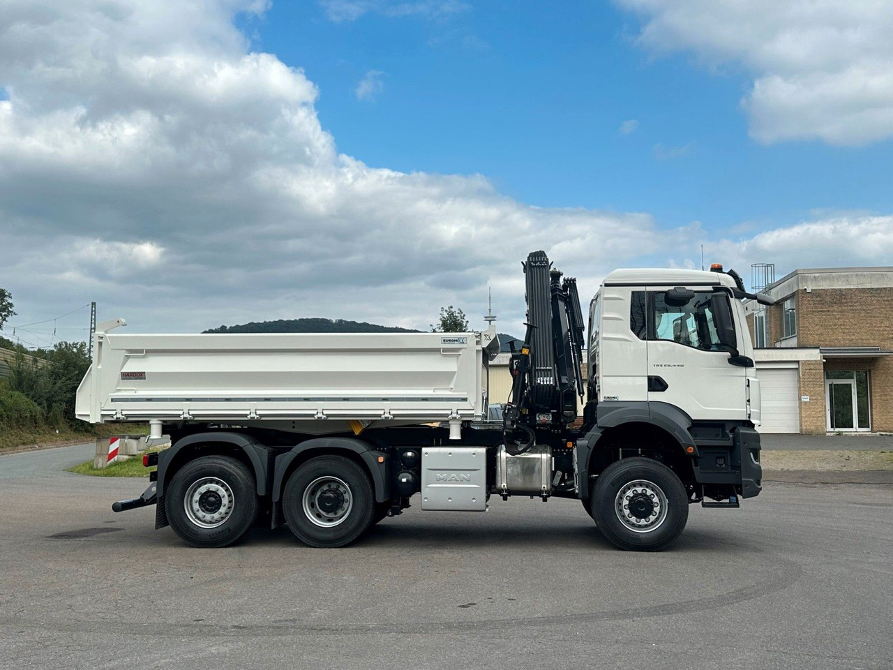 Camion benne, Camion grue MAN TGS 28.440 6x4-4/3-Seiten- Kipper / Hiab 138-3: photos 7