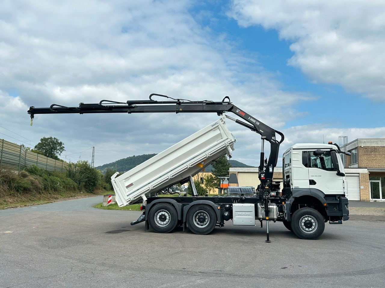 Camion benne, Camion grue MAN TGS 28.440 6x4-4/3-Seiten- Kipper / Hiab 138-3: photos 13