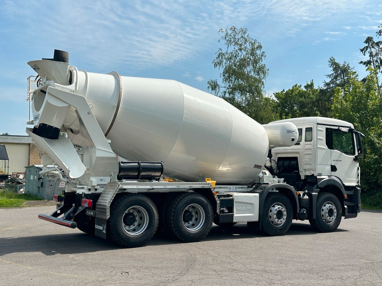 Camion malaxeur MAN TGS 32.440 8x4 / Euromix MTP EM 9 L: photos 9