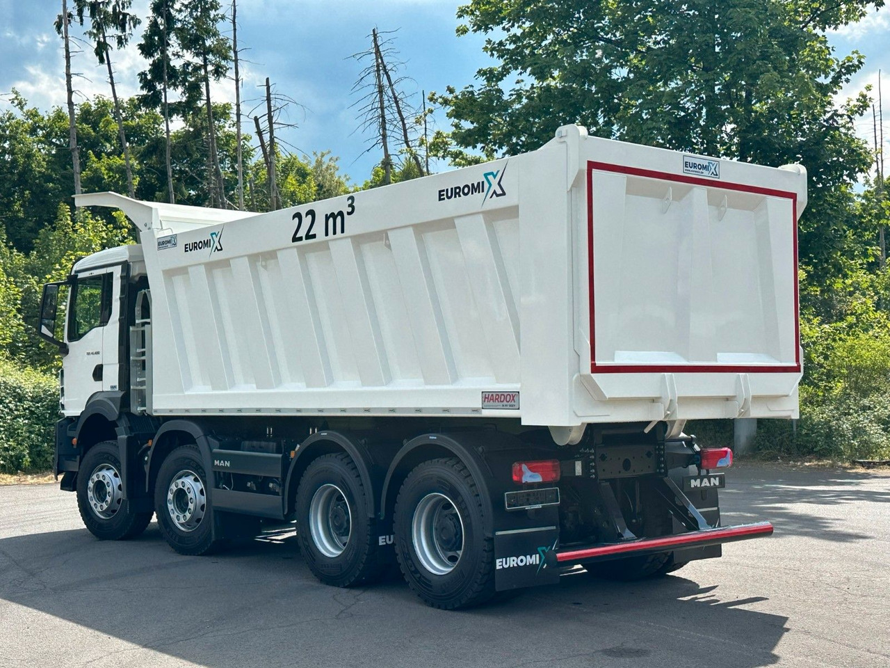MAN TGS 41.440 8x4 EuromixMTP 22m³ Eckige Mulde - Camion benne: photos 5 MAN TGS 41.440 8x4 EuromixMTP 22m³ Eckige Mulde - Camion benne: photos 5