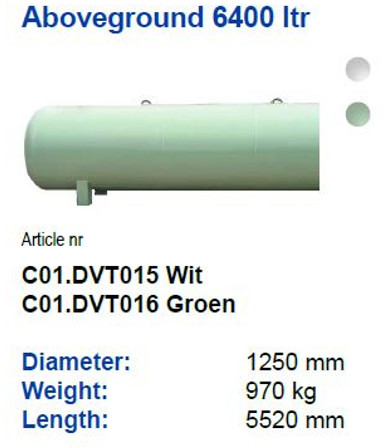 De Visser gastank Propaan/Butaan LPG tank 6400L (3,2 tons) Gas, Gaz, LPG Ø 1250 including tank fittings - Réservoir de carburant: photos 2 De Visser gastank Propaan/Butaan LPG tank 6400L (3,2 tons) Gas, Gaz, LPG Ø 1250 including tank fittings - Réservoir de carburant: photos 2
