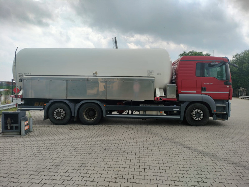 MAN TGS 26.400 6x2-4 LL 26900 Liter Gas tank truck ID 2.168 Rootselaar, flowmeter, pump - Camion citerne: photos 3 MAN TGS 26.400 6x2-4 LL 26900 Liter Gas tank truck ID 2.168 Rootselaar, flowmeter, pump - Camion citerne: photos 3