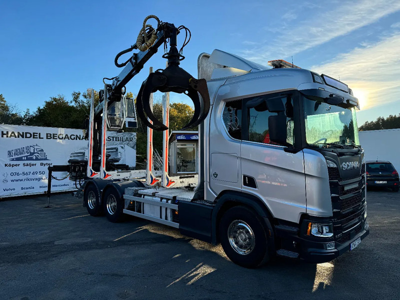 Scania R730 V8 6X4, Retarder, Timber-truck + Kesla, 2020 - Camion grumier, Camion grue: photos 1 Scania R730 V8 6X4, Retarder, Timber-truck + Kesla, 2020 - Camion grumier, Camion grue: photos 1