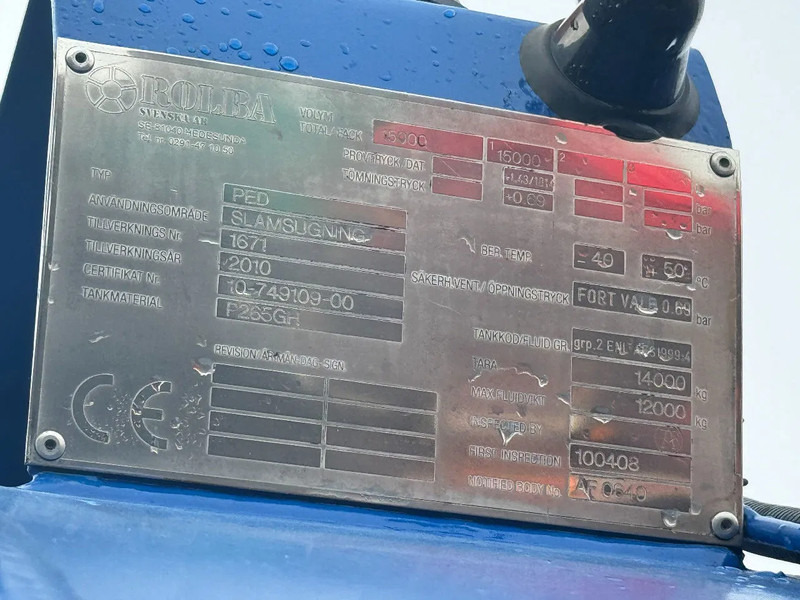 Camion hydrocureur Volvo FM 420 6x2*4, 15m3 Sludge / Vacuum-truck, 2010: photos 11 Camion hydrocureur Volvo FM 420 6x2*4, 15m3 Sludge / Vacuum-truck, 2010: photos 11