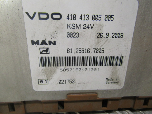MAN TGM/TGS KSM CONTROL UNIT 81.25816.7005 - Système électrique pour Camion: photos 2 MAN TGM/TGS KSM CONTROL UNIT 81.25816.7005 - Système électrique pour Camion: photos 2