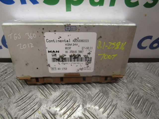 MAN TGS KSM CONTROL UNIT MAN P/NO 81.25816.7007 - Système électrique pour Camion: photos 1 MAN TGS KSM CONTROL UNIT MAN P/NO 81.25816.7007 - Système électrique pour Camion: photos 1