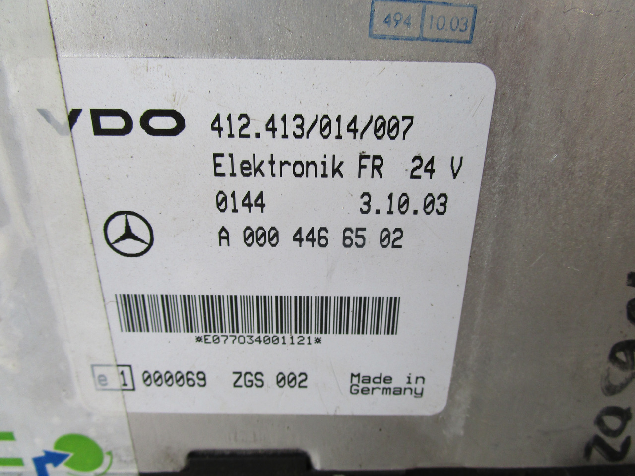 MERCEDES ATEGO FR ECU P/NO A0004466502 - Bloc de gestion pour Camion: photos 2 MERCEDES ATEGO FR ECU P/NO A0004466502 - Bloc de gestion pour Camion: photos 2