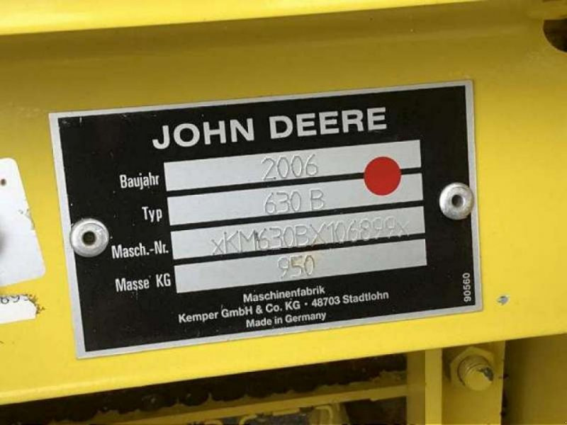 John Deere 630 B - Accessoire aux ensileuses: photos 2 John Deere 630 B - Accessoire aux ensileuses: photos 2