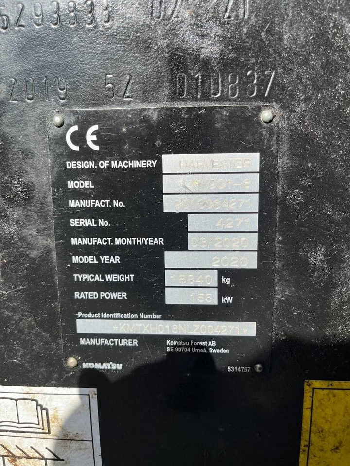 Abatteuse Komatsu 901: photos 17