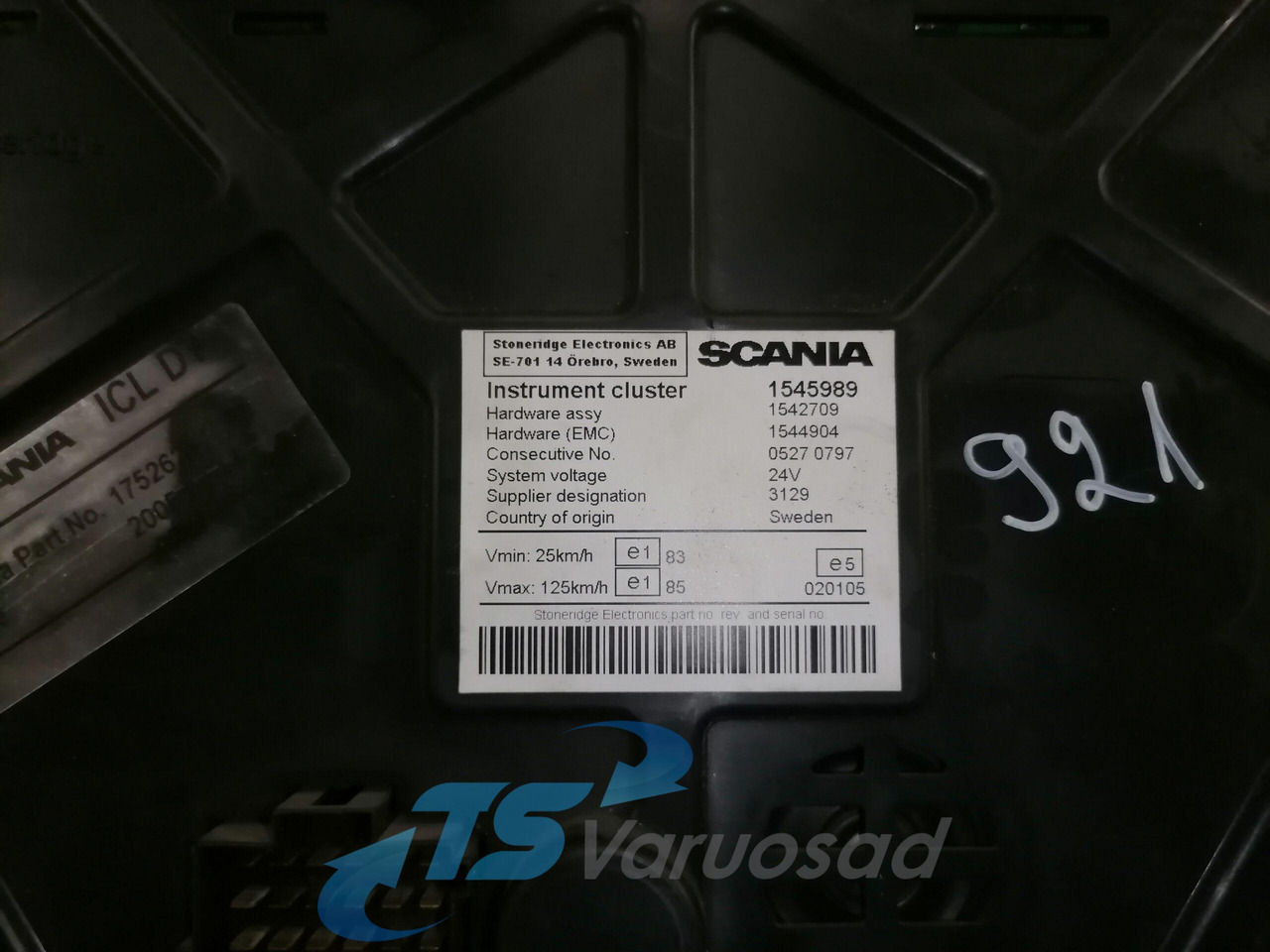 Scania Dashboard 1752625 - Panel de instrumentos pour Camion: photos 4 Scania Dashboard 1752625 - Panel de instrumentos pour Camion: photos 4