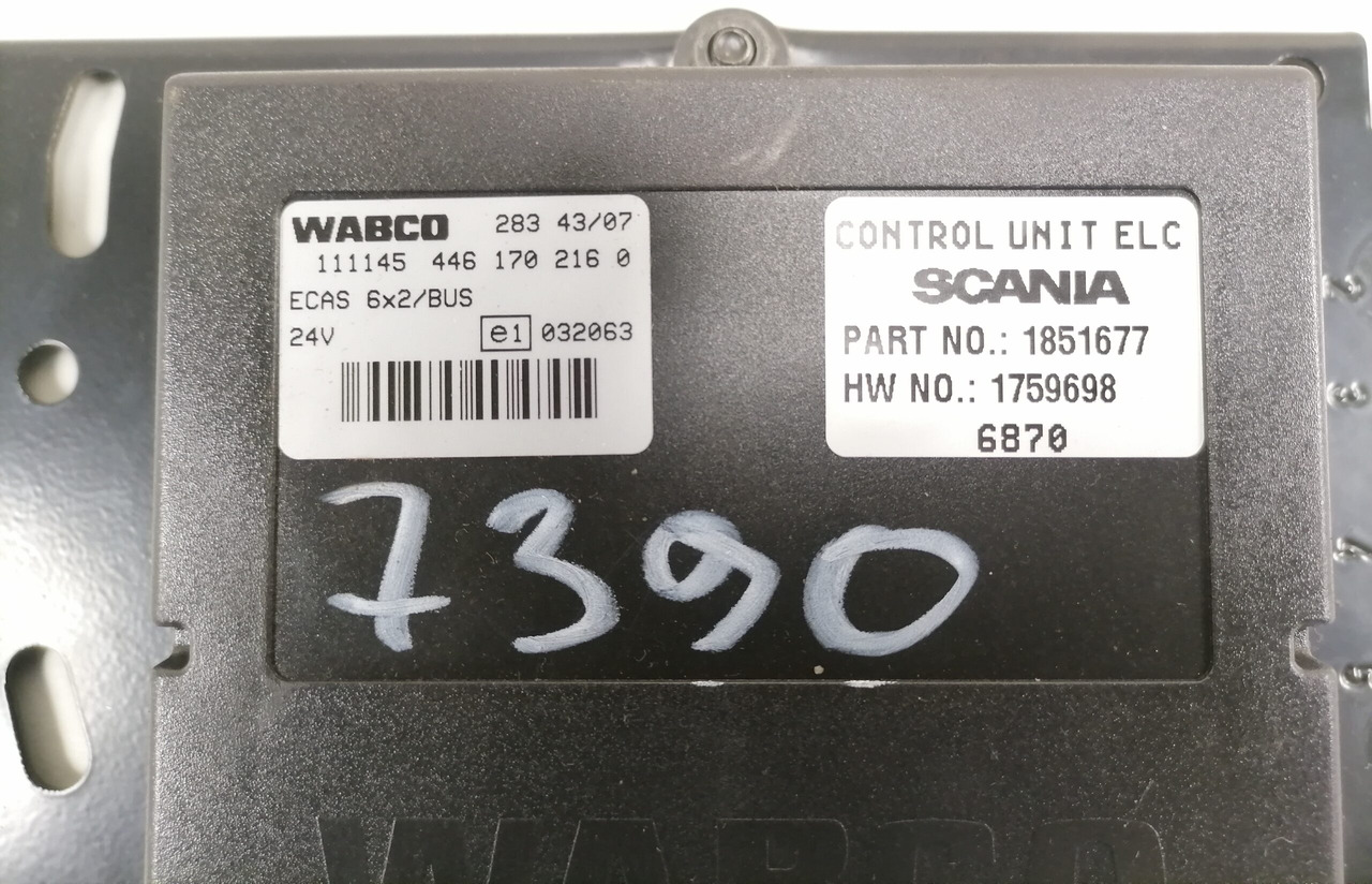 Scania Ecu, ECAS 1851677 - Bloc de gestion pour Camion: photos 3 Scania Ecu, ECAS 1851677 - Bloc de gestion pour Camion: photos 3