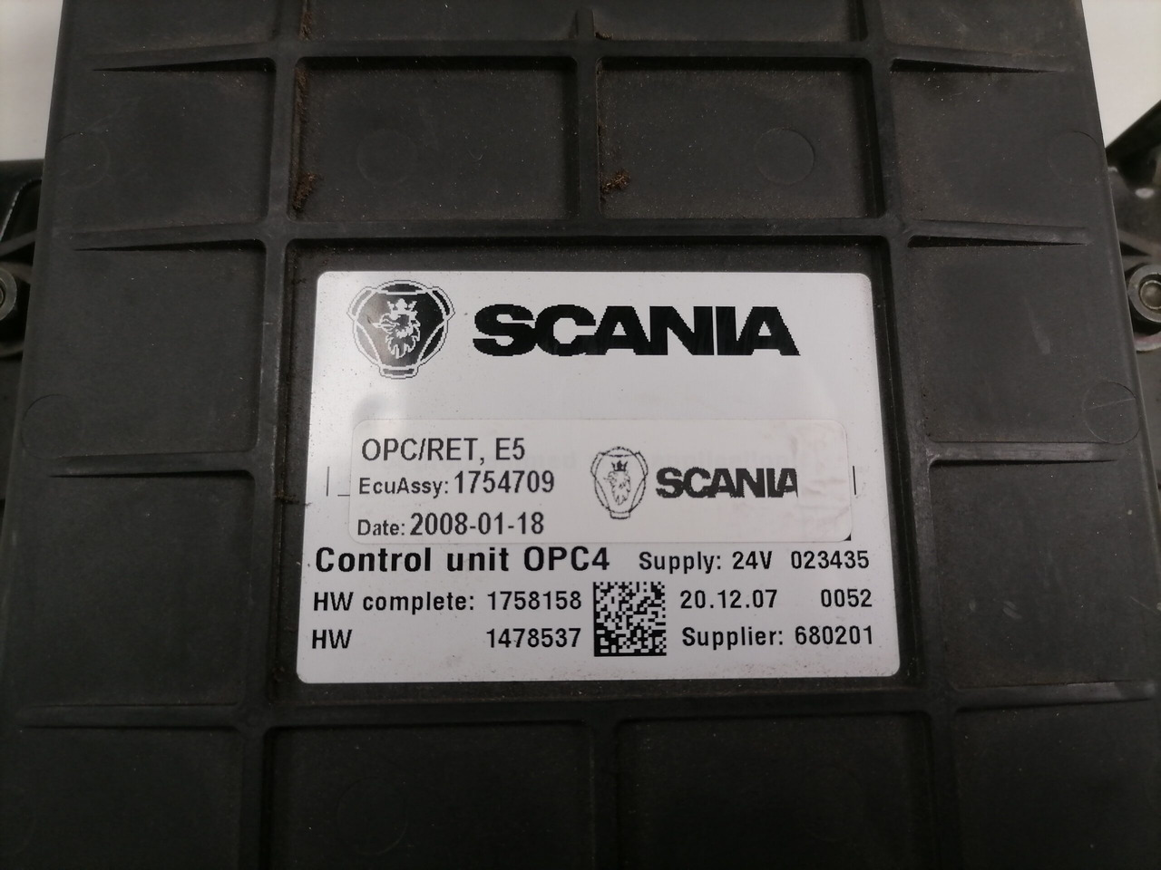 Scania Ecu, GMS OPC4 1754709 - Bloc de gestion pour Camion: photos 3 Scania Ecu, GMS OPC4 1754709 - Bloc de gestion pour Camion: photos 3