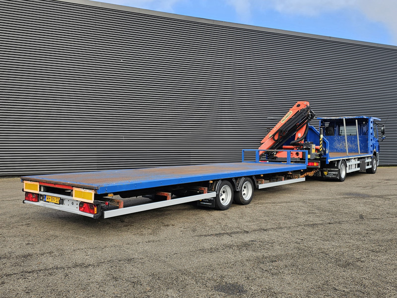 Camion plateau, Camion grue DAF CF 75.310 / PALFINGER CRANE + TRAILER: photos 10