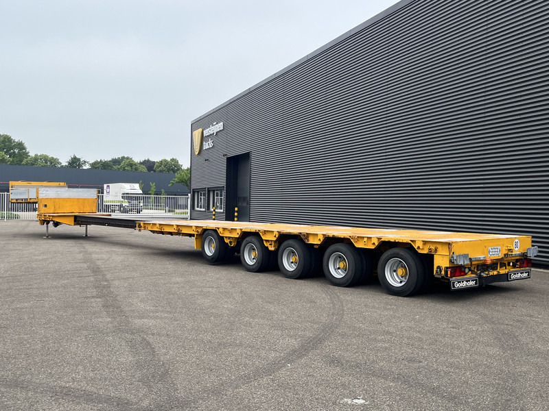 Goldhofer STZ-L 5-50/80 A / EXTENDABLE / 5 X STEERING AXLE - Semi-remorque surbaissé: photos 2 Goldhofer STZ-L 5-50/80 A / EXTENDABLE / 5 X STEERING AXLE - Semi-remorque surbaissé: photos 2