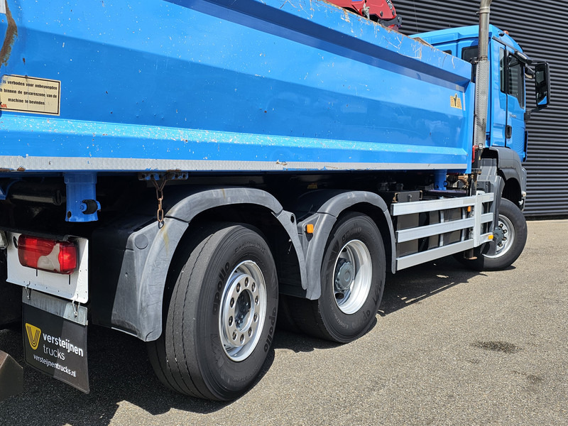 Camion benne, Camion grue MAN TGS 28.400 6X4-4 BL / CRANE + 2 SIDE TIPPER: photos 8