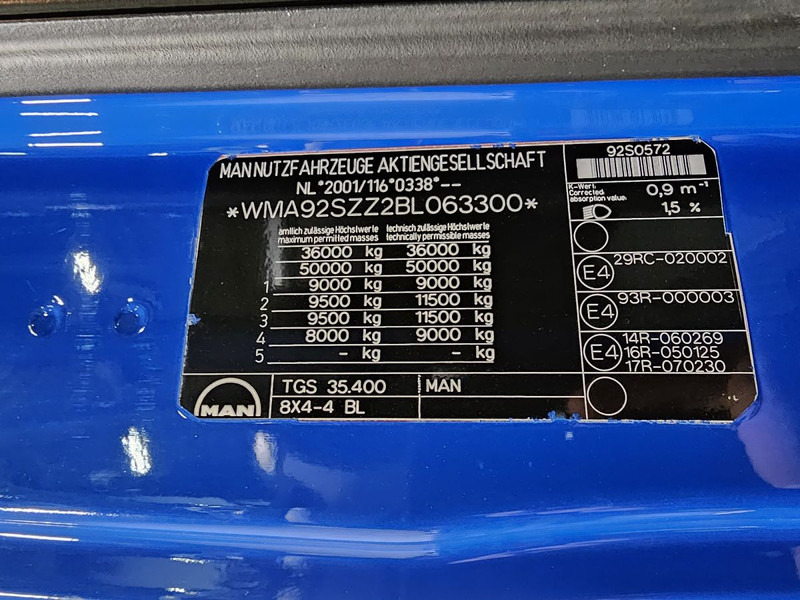 Camion - système de câble, Camion grue MAN TGS 35.400 / 8x4-4 / CONTAINER SYSTEM / PALFINGER Z CRANE: photos 18 Camion - système de câble, Camion grue MAN TGS 35.400 / 8x4-4 / CONTAINER SYSTEM / PALFINGER Z CRANE: photos 18