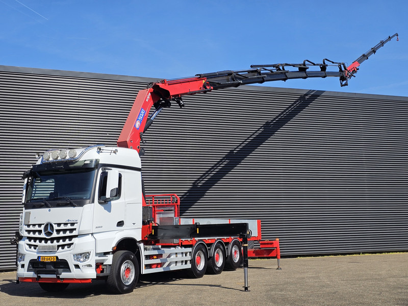Mercedes-Benz AROCS 2553 / 8X4-4 / HMF 50TM CRANE / KRAN + JIB - Camion grue: photos 1 Mercedes-Benz AROCS 2553 / 8X4-4 / HMF 50TM CRANE / KRAN + JIB - Camion grue: photos 1
