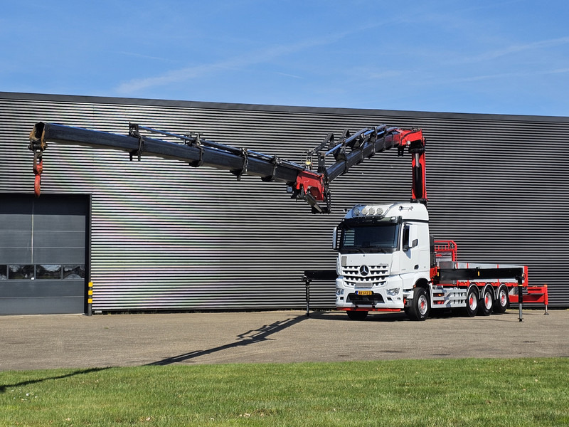 Mercedes-Benz AROCS 2553 / 8X4-4 / HMF 50TM CRANE / KRAN + JIB - Camion plateau, Camion grue: photos 4 Mercedes-Benz AROCS 2553 / 8X4-4 / HMF 50TM CRANE / KRAN + JIB - Camion plateau, Camion grue: photos 4