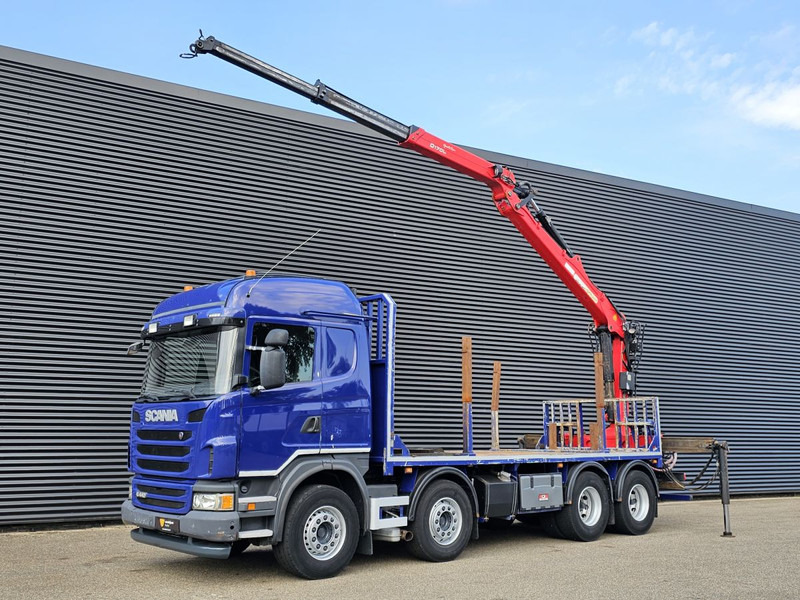 Scania G440 / RETARDER / 8x4 / PALFINGER-EPSILON CRANE - Camion grue: photos 1 Scania G440 / RETARDER / 8x4 / PALFINGER-EPSILON CRANE - Camion grue: photos 1