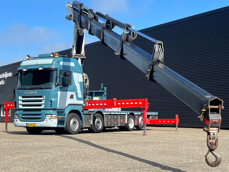 Scania R 440 8X2*6 / HMF THOR K6 - Camion plateau, Camion grue: photos 2 Scania R 440 8X2*6 / HMF THOR K6 - Camion plateau, Camion grue: photos 2