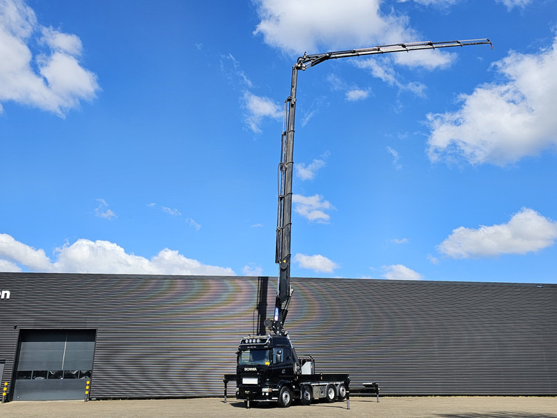 Scania R490 / 8x2 / HMF 85 TM CRANE / WINCH / JIB - Camion grue: photos 4 Scania R490 / 8x2 / HMF 85 TM CRANE / WINCH / JIB - Camion grue: photos 4