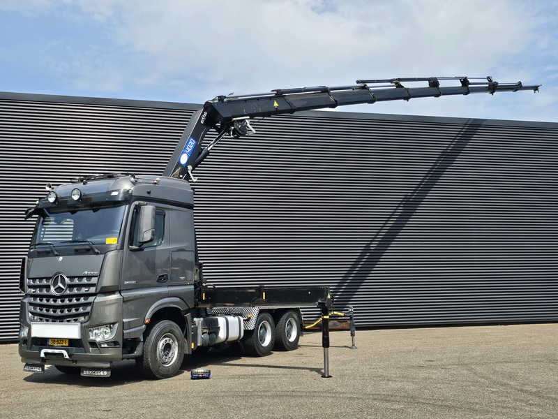 Mercedes-Benz Arocs 2658 6x4 / HMF 40 t/m - 21.3 mtr / WINCH - Tracteur routier: photos 1 Mercedes-Benz Arocs 2658 6x4 / HMF 40 t/m - 21.3 mtr / WINCH - Tracteur routier: photos 1