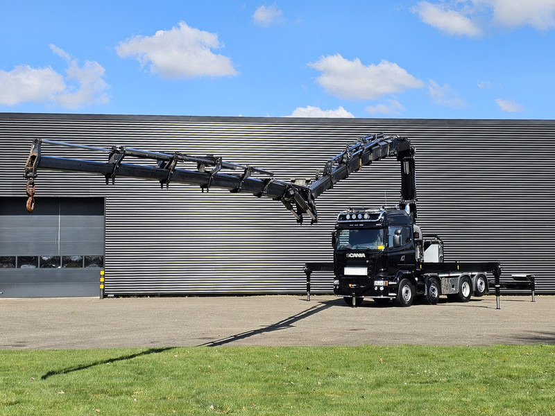 Scania R490 / 8x2 / HMF 85 TM CRANE / WINCH / JIB - Tracteur routier: photos 5 Scania R490 / 8x2 / HMF 85 TM CRANE / WINCH / JIB - Tracteur routier: photos 5