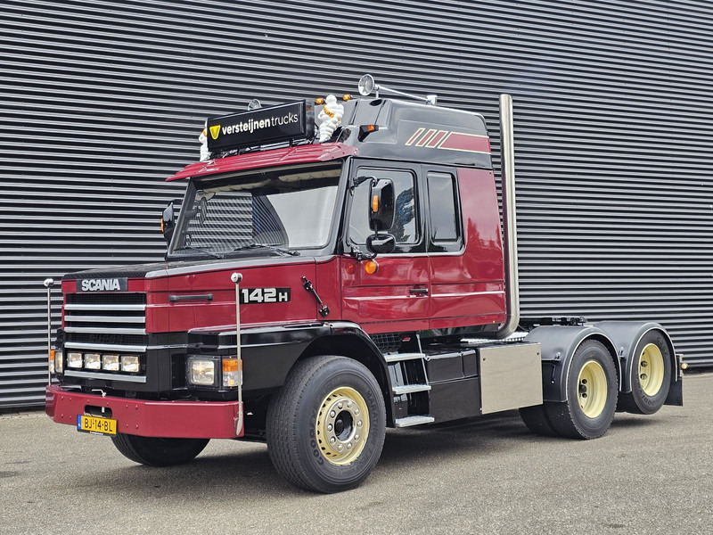 Scania T142.400 V8 / 6x2 BOOGIE / TORPEDO / HAUBER - Tracteur routier: photos 1 Scania T142.400 V8 / 6x2 BOOGIE / TORPEDO / HAUBER - Tracteur routier: photos 1