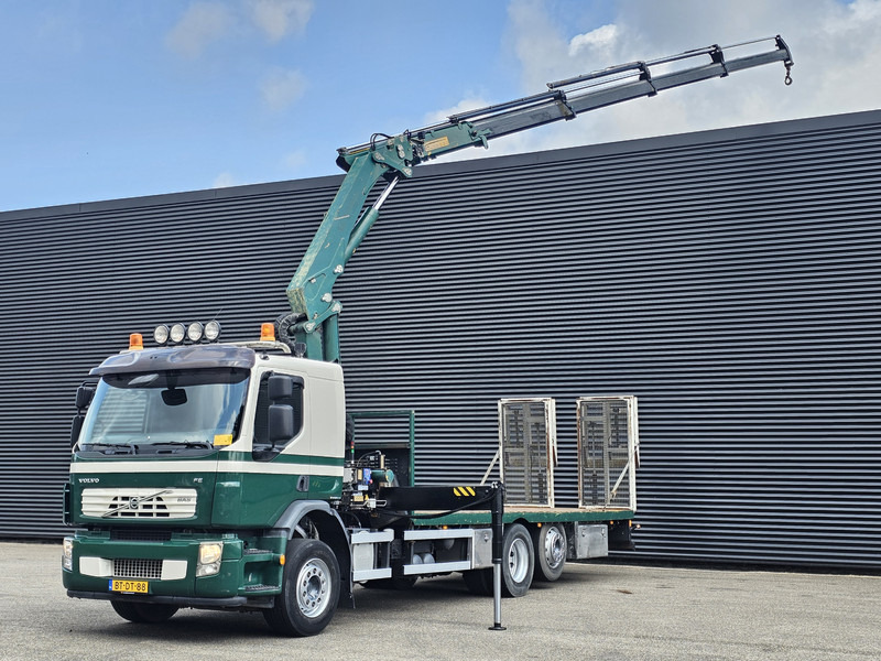 Volvo FE 320 6X2R / 22 t/m KRAN / CRANE / OPRIJ / MACHINE TRANSPORT - Camion grue: photos 1 Volvo FE 320 6X2R / 22 t/m KRAN / CRANE / OPRIJ / MACHINE TRANSPORT - Camion grue: photos 1