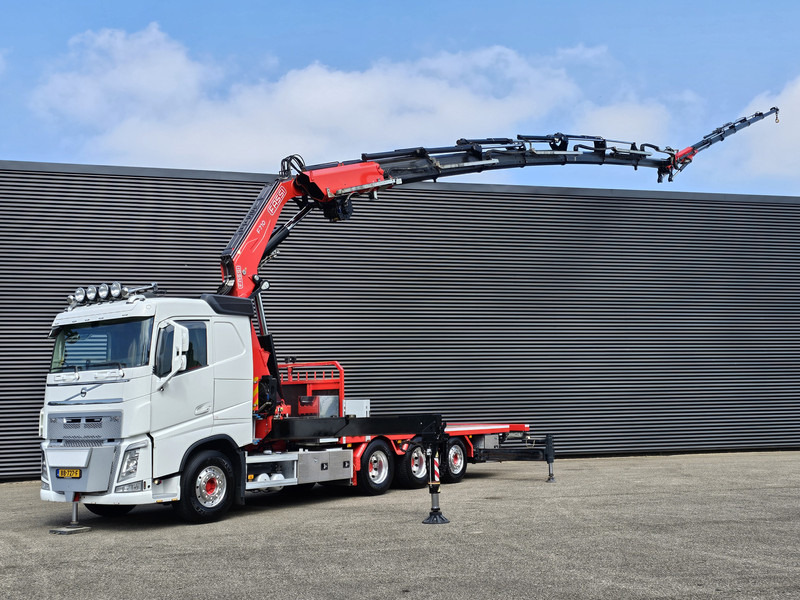 Volvo FH 540 8x4-4 / FASSI 71 t/m CRANE + JIB WINCH / KRAN / GRUA - Camion plateau, Camion grue: photos 1 Volvo FH 540 8x4-4 / FASSI 71 t/m CRANE + JIB WINCH / KRAN / GRUA - Camion plateau, Camion grue: photos 1