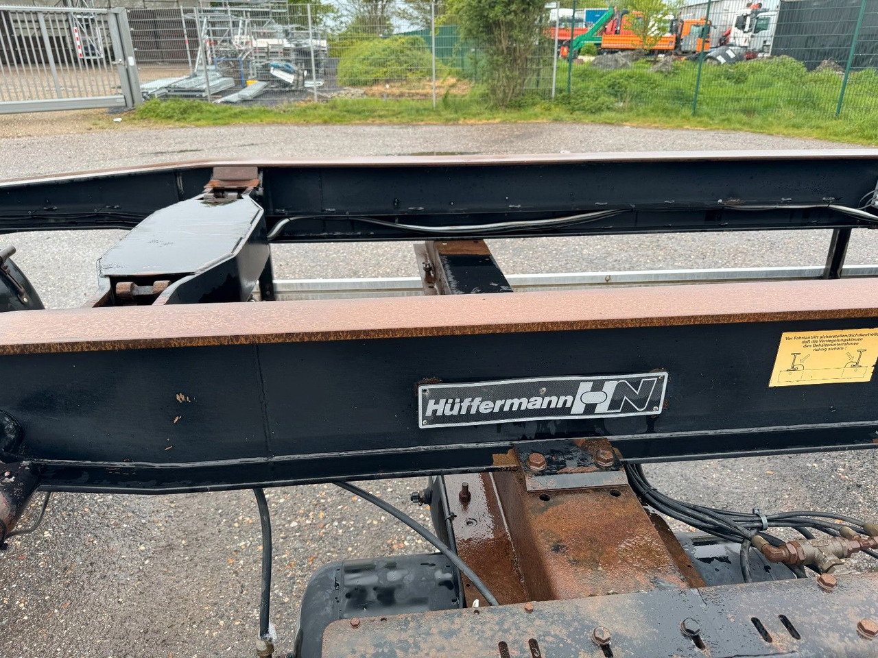 Hüffermann 2 Achs Abrollanhänger mit Schlitten - Remorque ampliroll/ Multibenne: photos 4 Hüffermann 2 Achs Abrollanhänger mit Schlitten - Remorque ampliroll/ Multibenne: photos 4