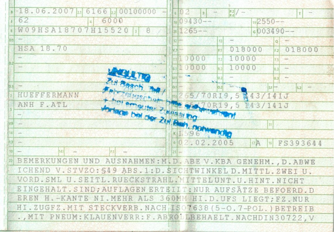 Hüffermann HSA 18.70 Schlittenabroller Containeranhänger 2x - Remorque ampliroll/ Multibenne: photos 3 Hüffermann HSA 18.70 Schlittenabroller Containeranhänger 2x - Remorque ampliroll/ Multibenne: photos 3