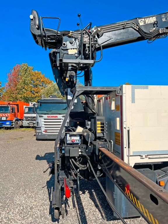Camion grue, Camion plateau MAN 26.480 6X2 Baustoff mit Kran HIAB Top Zustand: photos 7