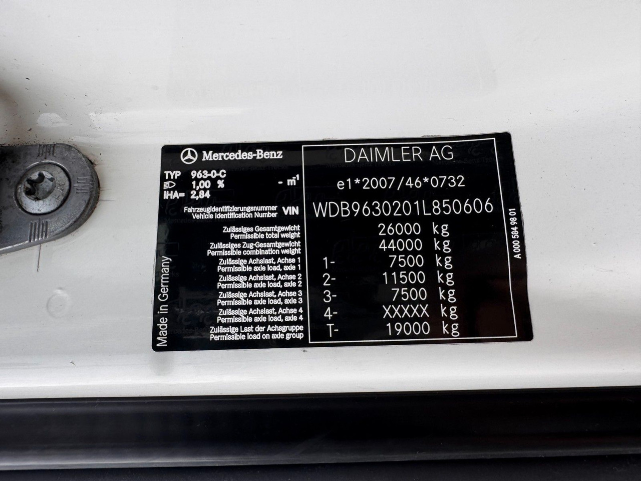 Mercedes-Benz 2536 ADR Valid & kipphydraulik für Gastank - Camion citerne: photos 3 Mercedes-Benz 2536 ADR Valid & kipphydraulik für Gastank - Camion citerne: photos 3