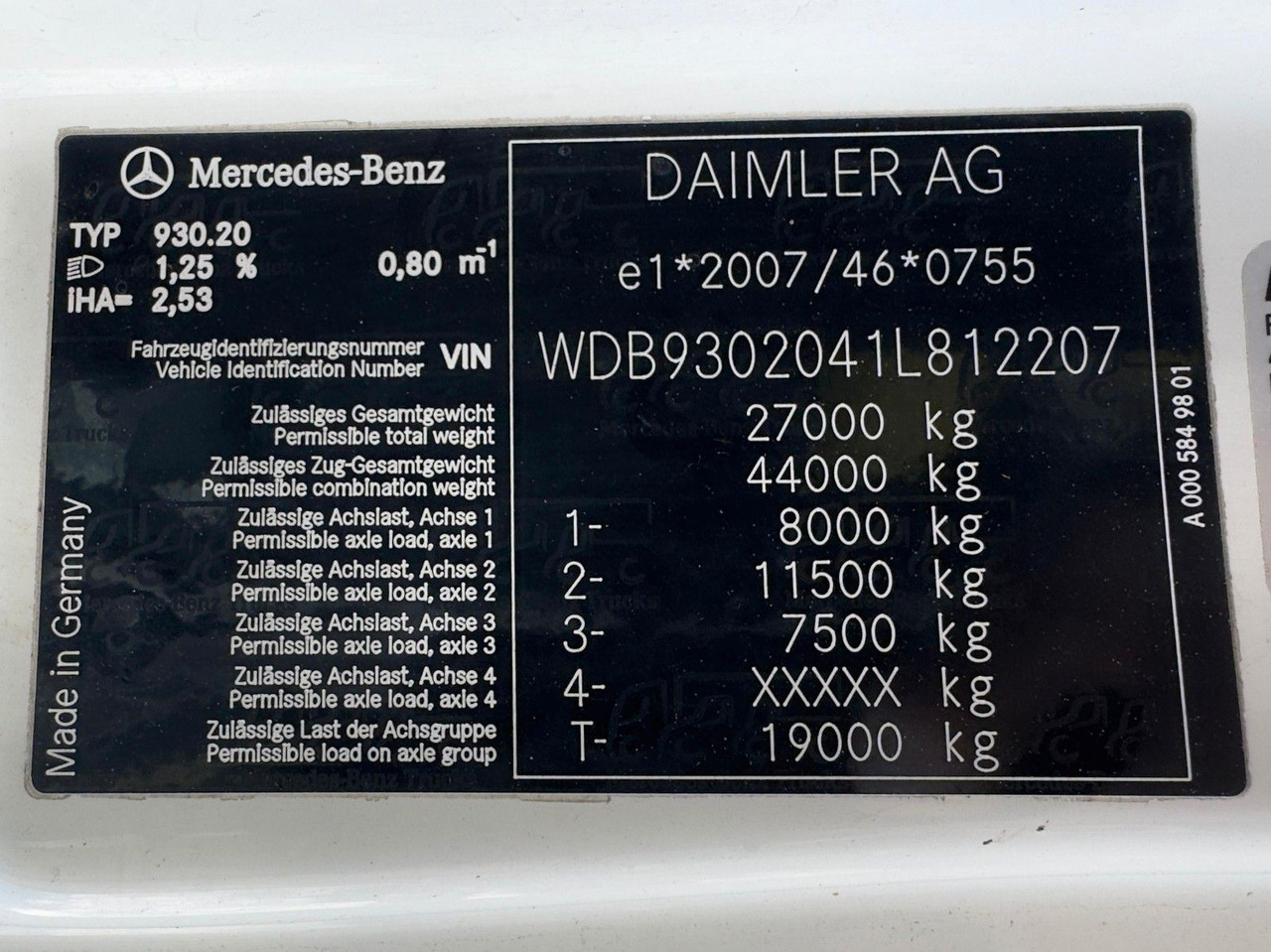Mercedes-Benz 2541 6x2 ARK Meiller 20.65 | ATLA 120.2E mit 5&6 - Camion ampliroll, Camion grue: photos 4 Mercedes-Benz 2541 6x2 ARK Meiller 20.65 | ATLA 120.2E mit 5&6 - Camion ampliroll, Camion grue: photos 4