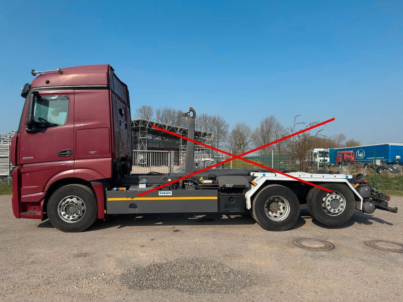 Mercedes-Benz 2558 6x2 Fahrgestell Chassis | Retarder | Klima - Châssis cabine: photos 4 Mercedes-Benz 2558 6x2 Fahrgestell Chassis | Retarder | Klima - Châssis cabine: photos 4