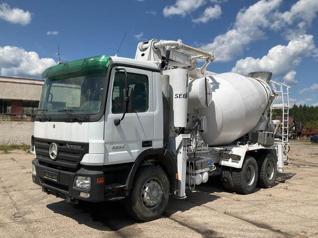 Mercedes-Benz Actros 3332 - Camion malaxeur pompe: photos 1 Mercedes-Benz Actros 3332 - Camion malaxeur pompe: photos 1