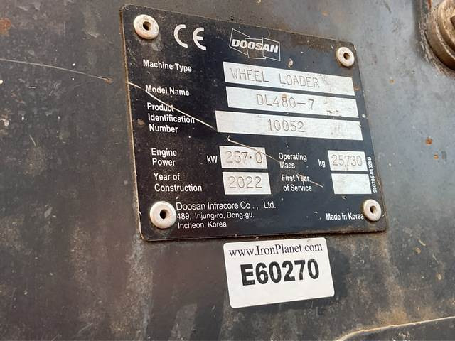 Doosan DL480-7 - Chargeuse sur pneus: photos 5 Doosan DL480-7 - Chargeuse sur pneus: photos 5