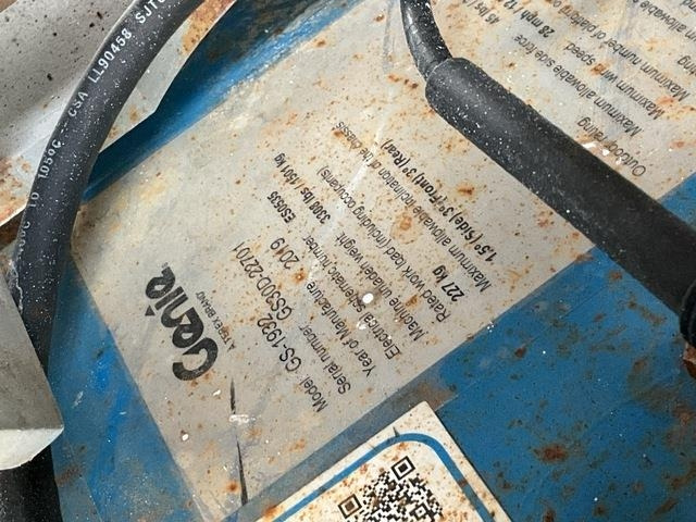 Genie GS1932 - Nacelle ciseaux: photos 5 Genie GS1932 - Nacelle ciseaux: photos 5