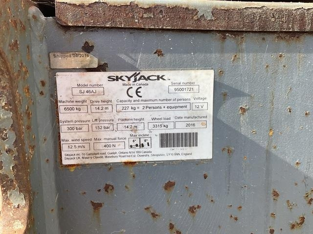 SkyJack SJ46AJ - Nacelle articulée: photos 5 SkyJack SJ46AJ - Nacelle articulée: photos 5