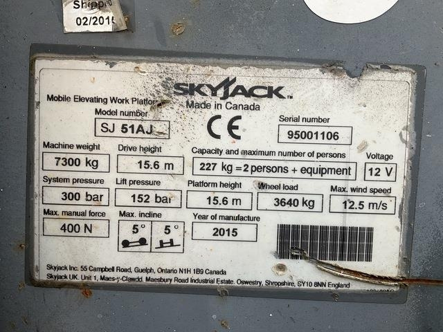 SkyJack SJ51AJ - Nacelle articulée: photos 5 SkyJack SJ51AJ - Nacelle articulée: photos 5