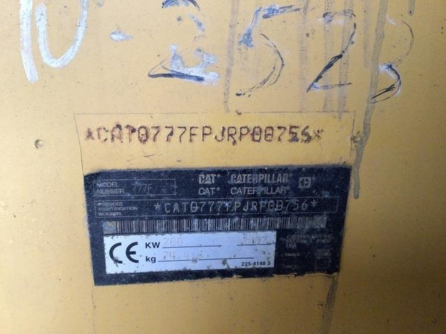 CAT 777F - Tombereau rigide: photos 5 CAT 777F - Tombereau rigide: photos 5