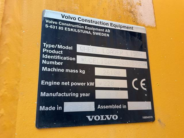 Volvo L150H - Chargeuse sur pneus: photos 5 Volvo L150H - Chargeuse sur pneus: photos 5