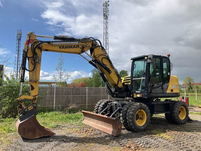 Yanmar B110W - Pelle sur pneus: photos 1 Yanmar B110W - Pelle sur pneus: photos 1