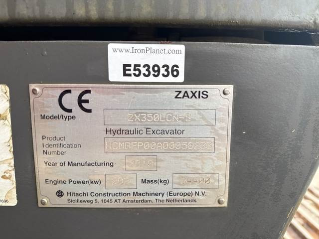 Hitachi ZX350LCN-3 - Pelle sur chenille: photos 5 Hitachi ZX350LCN-3 - Pelle sur chenille: photos 5