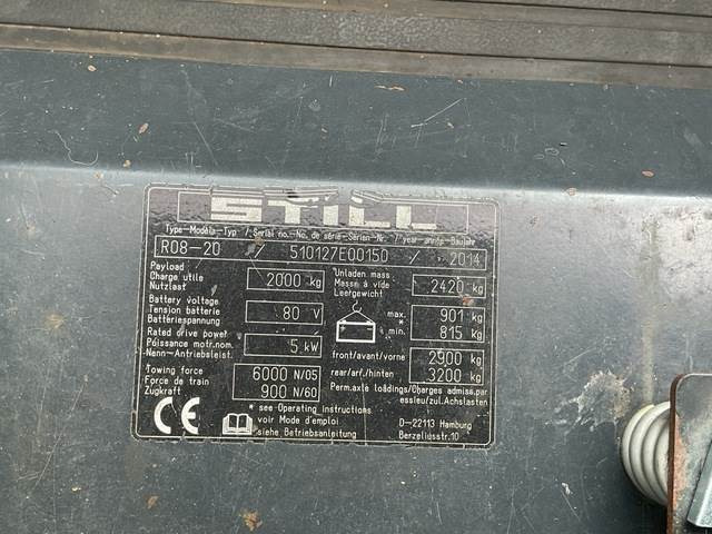 Still R 08-20 - Chariot tracteur: photos 5 Still R 08-20 - Chariot tracteur: photos 5