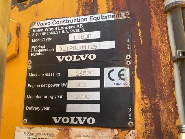 Volvo L180D - Chargeuse sur pneus: photos 5 Volvo L180D - Chargeuse sur pneus: photos 5