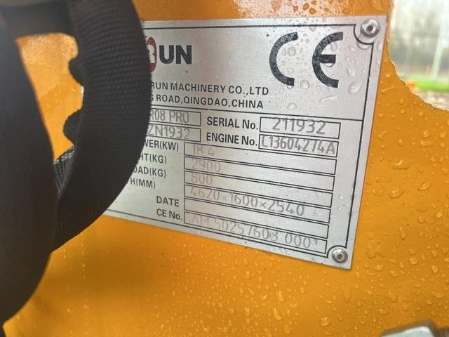 Everun R08 Pro - Chargeuse sur pneus: photos 5 Everun R08 Pro - Chargeuse sur pneus: photos 5