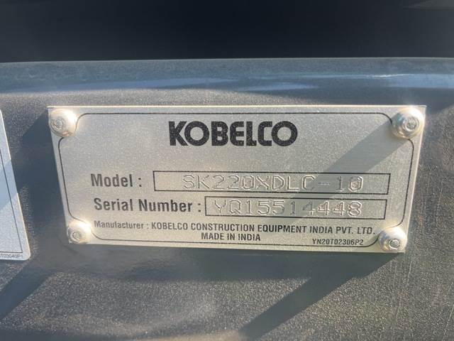 Kobelco SK220XDLC-10 - Pelle sur chenille: photos 5 Kobelco SK220XDLC-10 - Pelle sur chenille: photos 5